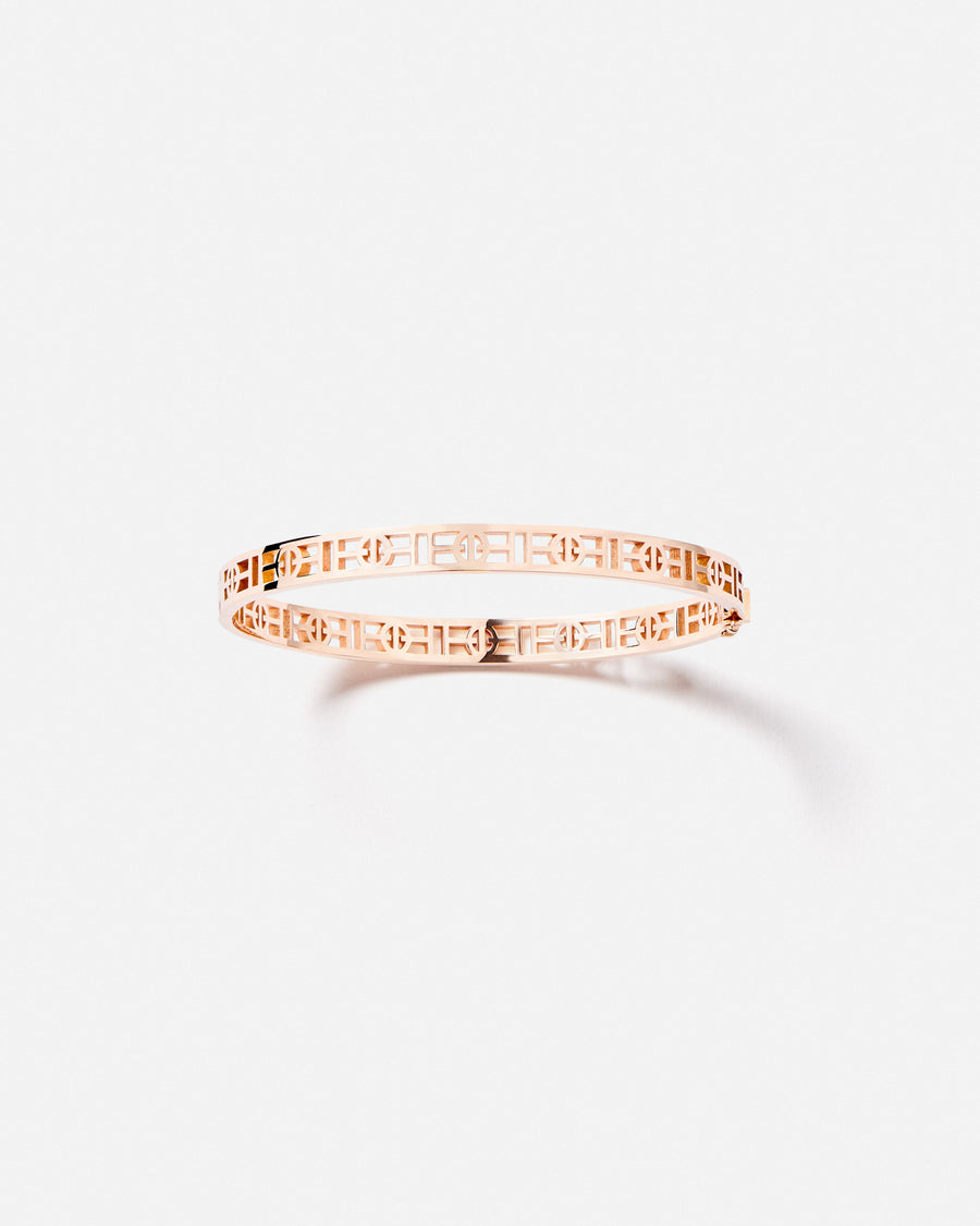 Challenge Bangle in Pink Gold
