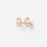 Connection Ring in 18K Gold with White Diamonds