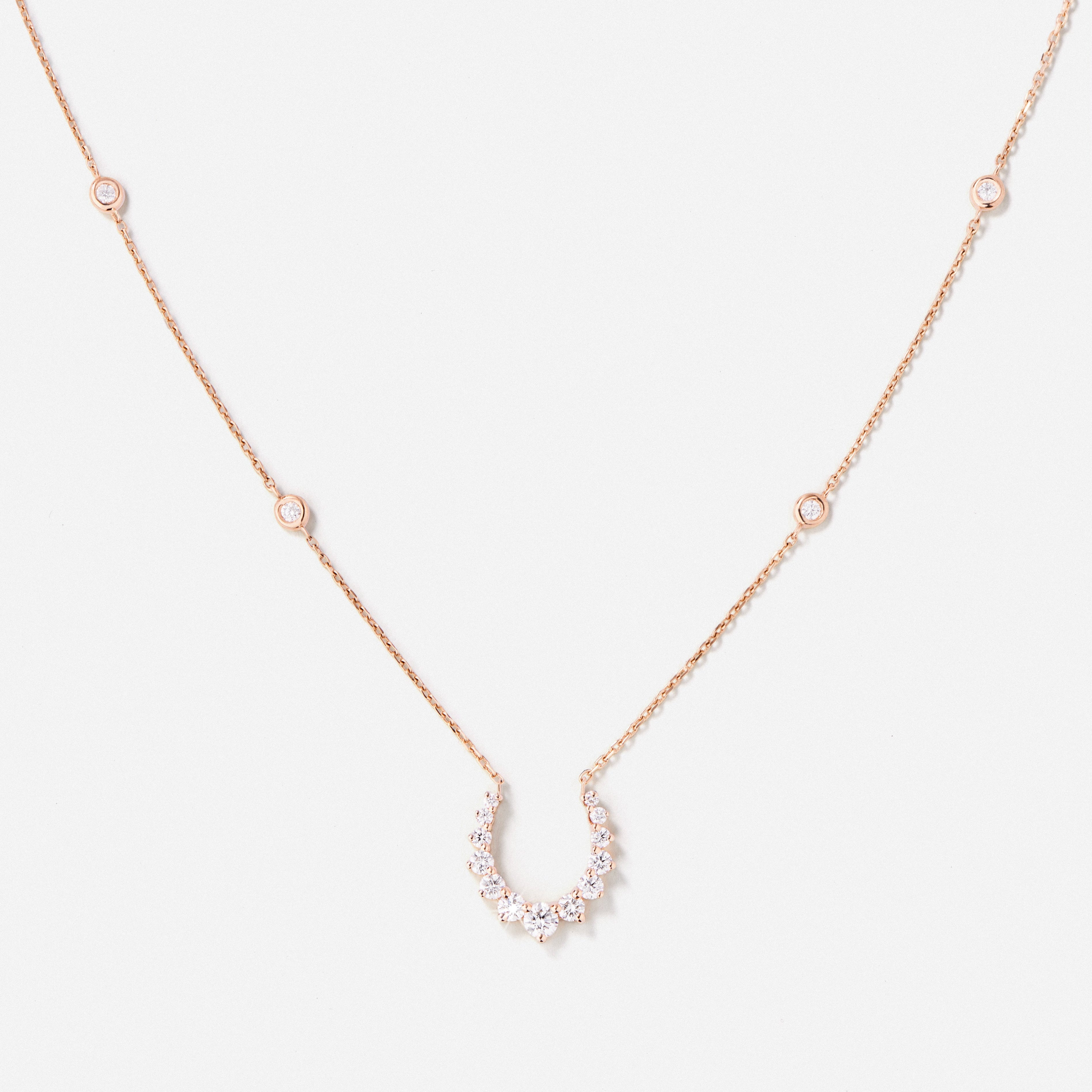 Double Confidence Necklace in 18K Gold with White Diamonds — packaging, TOTI equestrian jewellery