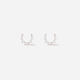 Confidence Earrings in 18K Gold with White Diamonds