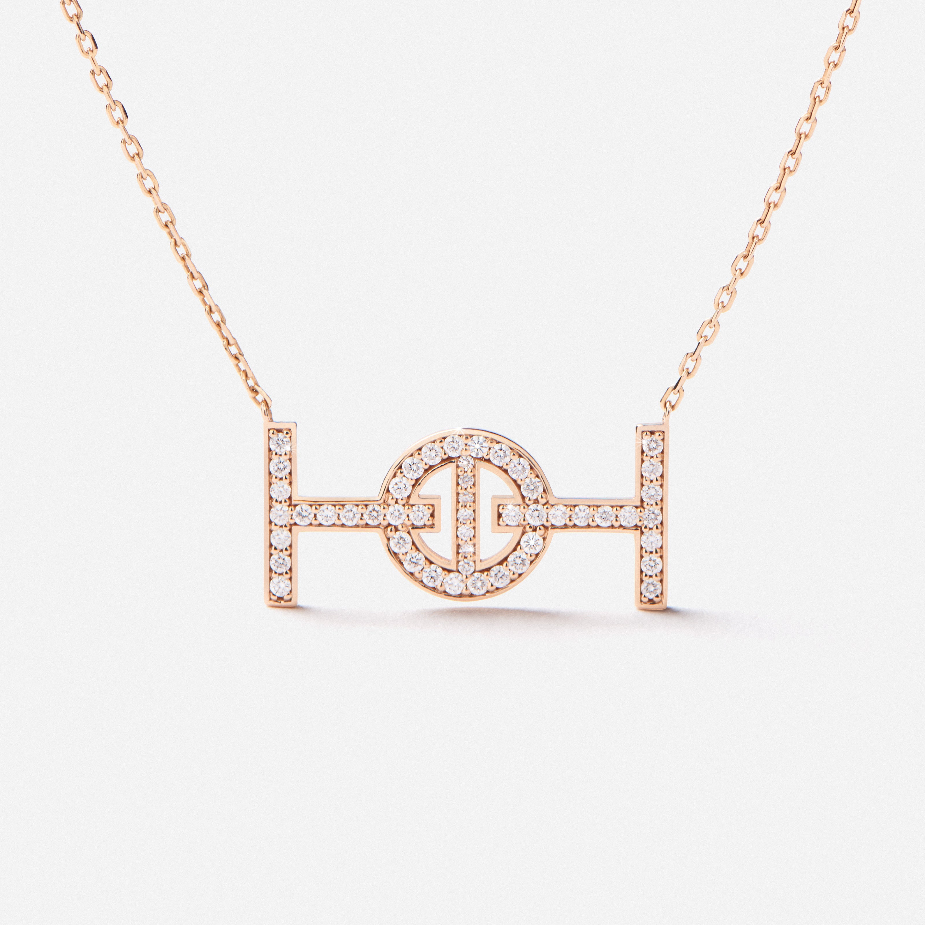 Challenge Necklace in 18K Gold with White Diamonds — packaging, TOTI equestrian jewellery