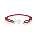 Challenge Cord Bracelet in Silver