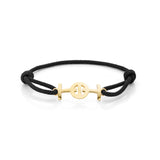 Challenge Cord Bracelet in 9K Yellow Gold