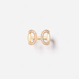 Connection Ring in 18K Gold with White Diamonds