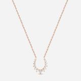 Forever Confident Necklace in 18K Gold with White Diamonds