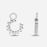 Confidence Charm in White Gold and White Diamonds