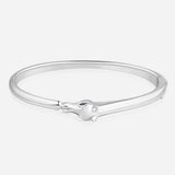 Celebration Horse Head Bangle in White Gold