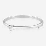 Celebration Horse Head Bangle in White Gold