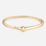 Celebration Horse Head Bangle in 18K Gold