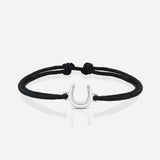 Destiny Confidence Cord Bracelet in Black