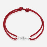 Destiny Challenge Cord Bracelet in Bordeaux