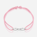 Destiny Connection Cord Bracelet in Pink