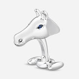 Celebration Horse Head Cufflinks in Silver
