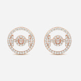 9k Challenge Studs in Pink Gold