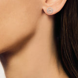 Challenge Studs in 9K Gold