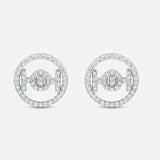 Challenge Studs in 9K Gold