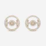 Challenge Studs in 9K Gold