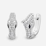 Celebration Horse Head Earrings in 18K Gold with White Diamonds