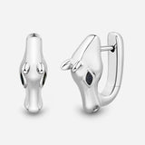 Celebration Horse Head Earrings in 18K Gold