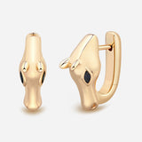 Celebration Horse Head Earrings in 18K Gold