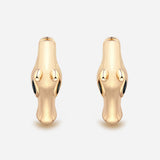 Celebration Horse Head Earrings in 18K Gold