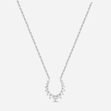 Forever Confident Necklace in 18K Gold with White Diamonds