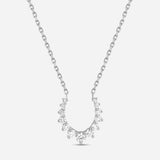 Forever Confident Necklace in 18K Gold with White Diamonds