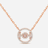 Challenge Necklace in 9K Gold with White Diamonds