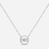 Challenge 9k necklace in White Gold and White Diamonds