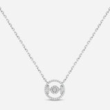 Challenge Necklace in 9K Gold with White Diamonds