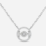 Challenge 9k necklace in White Gold and White Diamonds