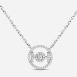 Challenge Necklace in 9K Gold with White Diamonds