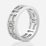 Challenge Ring in 18K Gold with White Diamonds