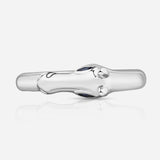 Celebration Horse Head Ring in White Gold