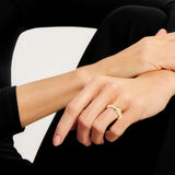 Celebration Horse Head Ring in Yellow Gold