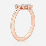 Confidence Ring in 9K Gold with White Diamonds — close-up, TOTI equestrian jewellery