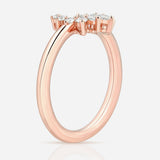 Confidence Ring in 9K Gold with White Diamonds — close-up, TOTI equestrian jewellery