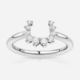 Confidence Ring in 9K Gold with White Diamonds — alternative view, TOTI equestrian jewellery