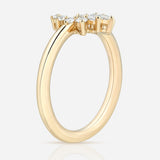 Confidence Ring in 9K Gold with White Diamonds — on model, TOTI equestrian jewellery