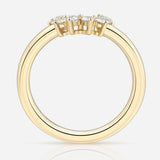 Confidence Ring in 9K Gold with White Diamonds — styled, TOTI equestrian jewellery