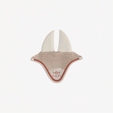 Saddle Pad and Ear Bonnet in Beige