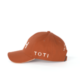 TOTI Cap in Terracotta & Cream