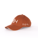 TOTI Cap in Terracotta & Cream
