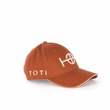 TOTI Cap in Terracotta & Cream