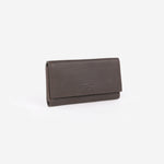 TOTI Phone Holder - Dark Brown — front view, TOTI equestrian accessory