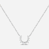 Confidence Necklace in 9K Gold with White Diamonds