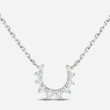 Confidence Necklace in 9K Gold with White Diamonds