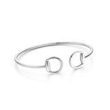 Connection Bangle in White Gold