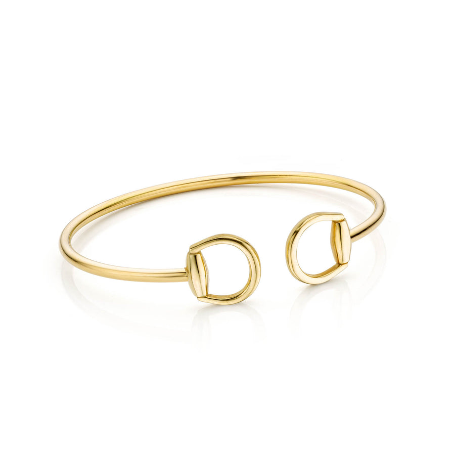 Connection Bangle in Yellow Gold