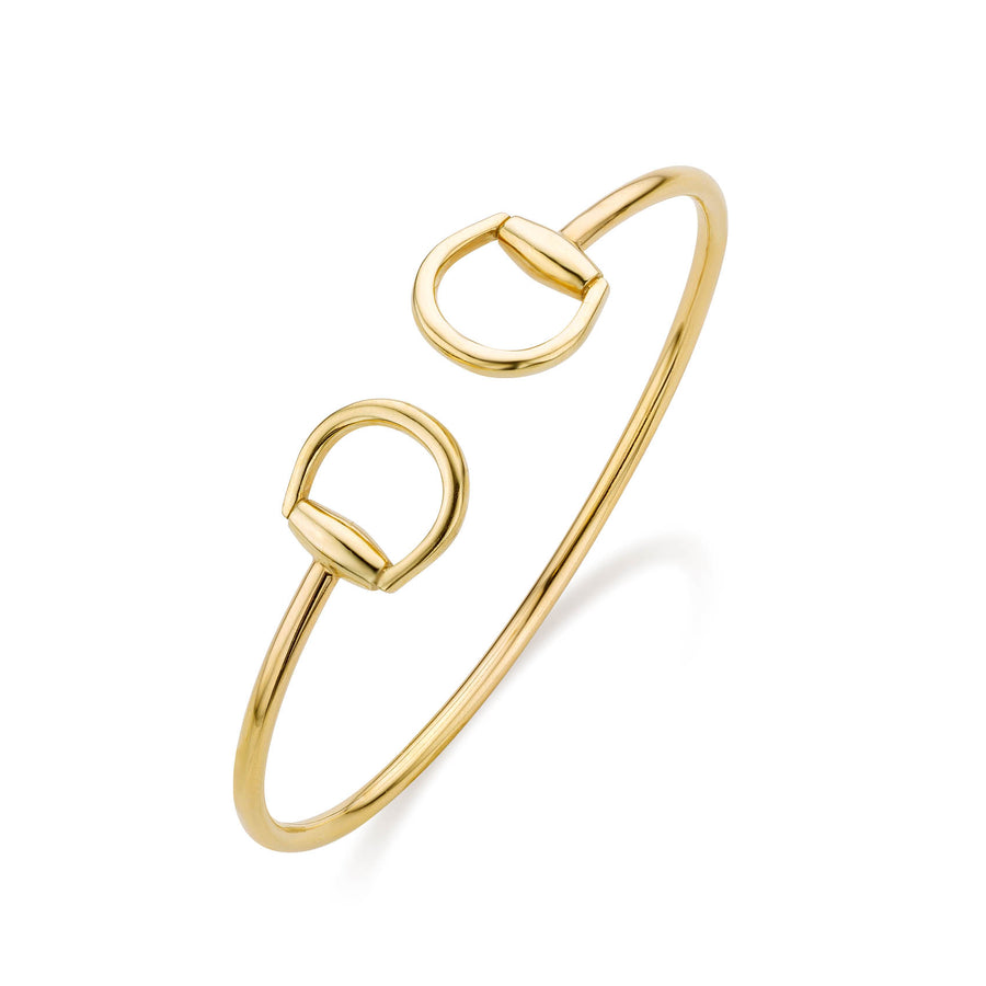 Connection Bangle in Yellow Gold